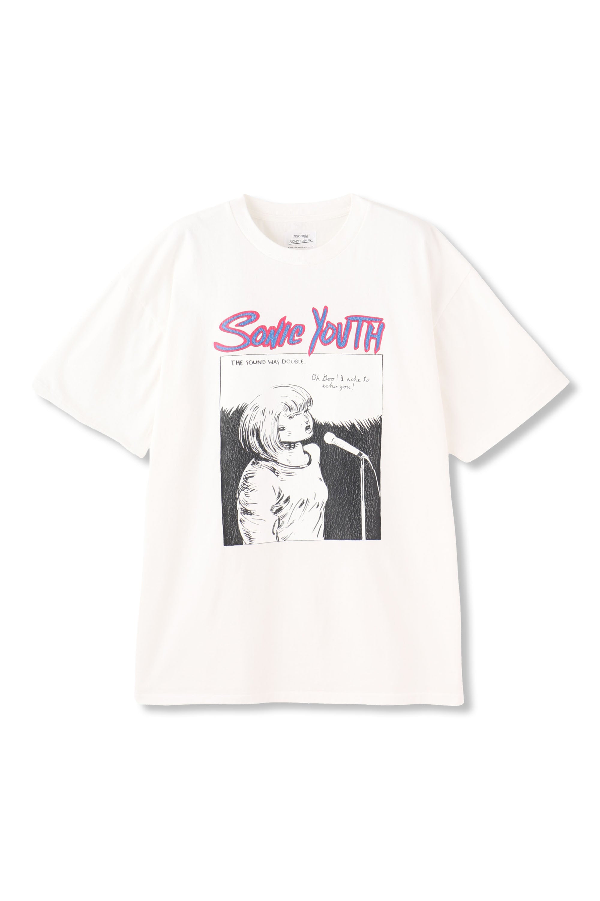 ×SONIC YOUTH RP ECHO TEE WHITE