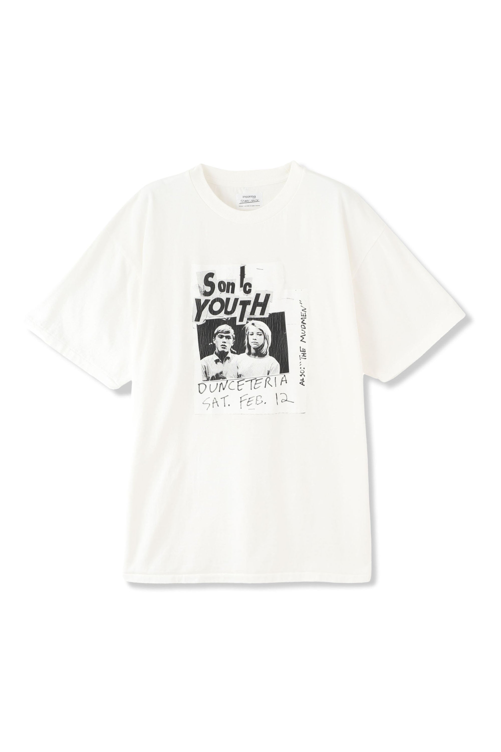 ×SONIC YOUTH DUNCETERIA TEE WHITE