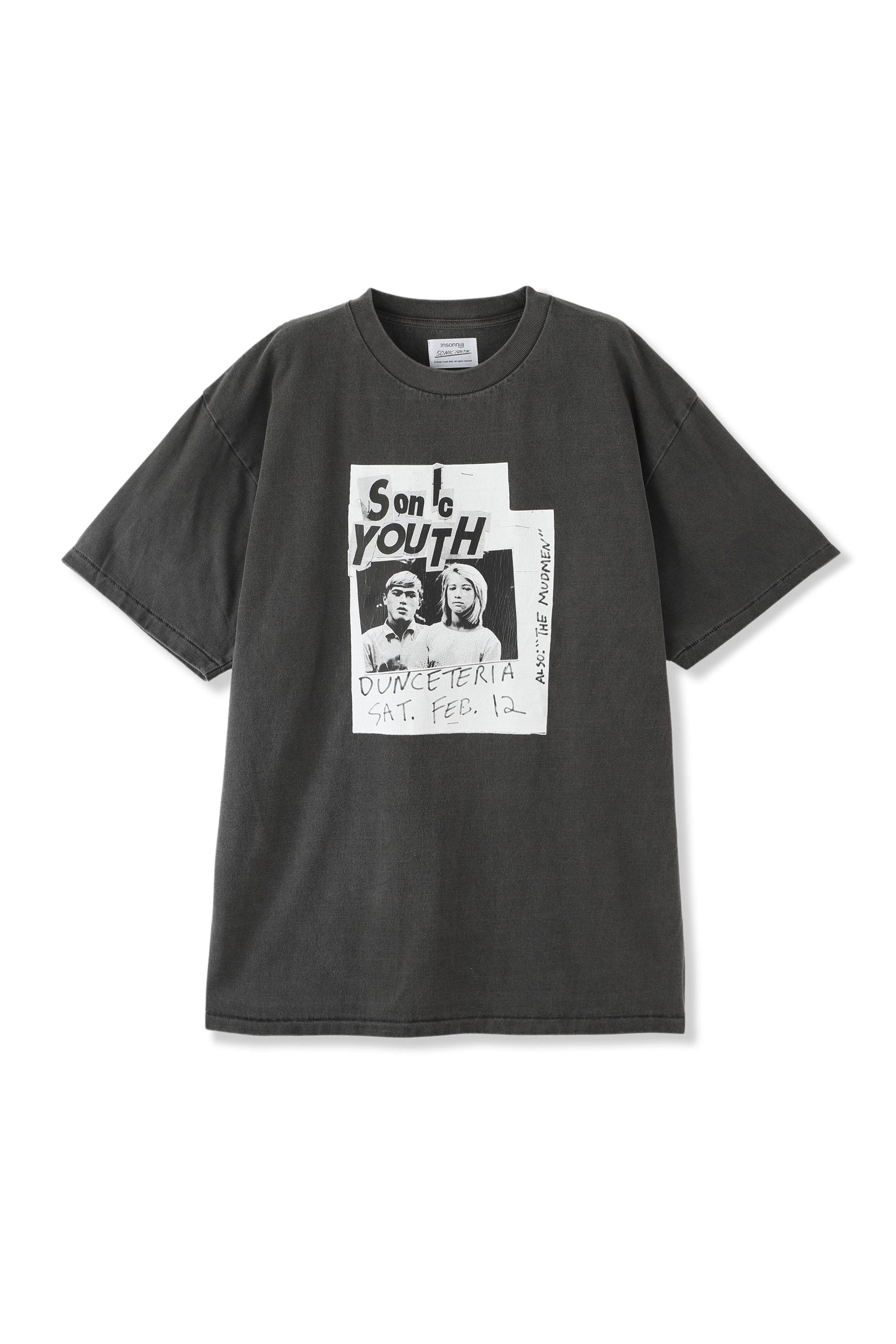 ×SONIC YOUTH DUNCETERIA TEE BLACK