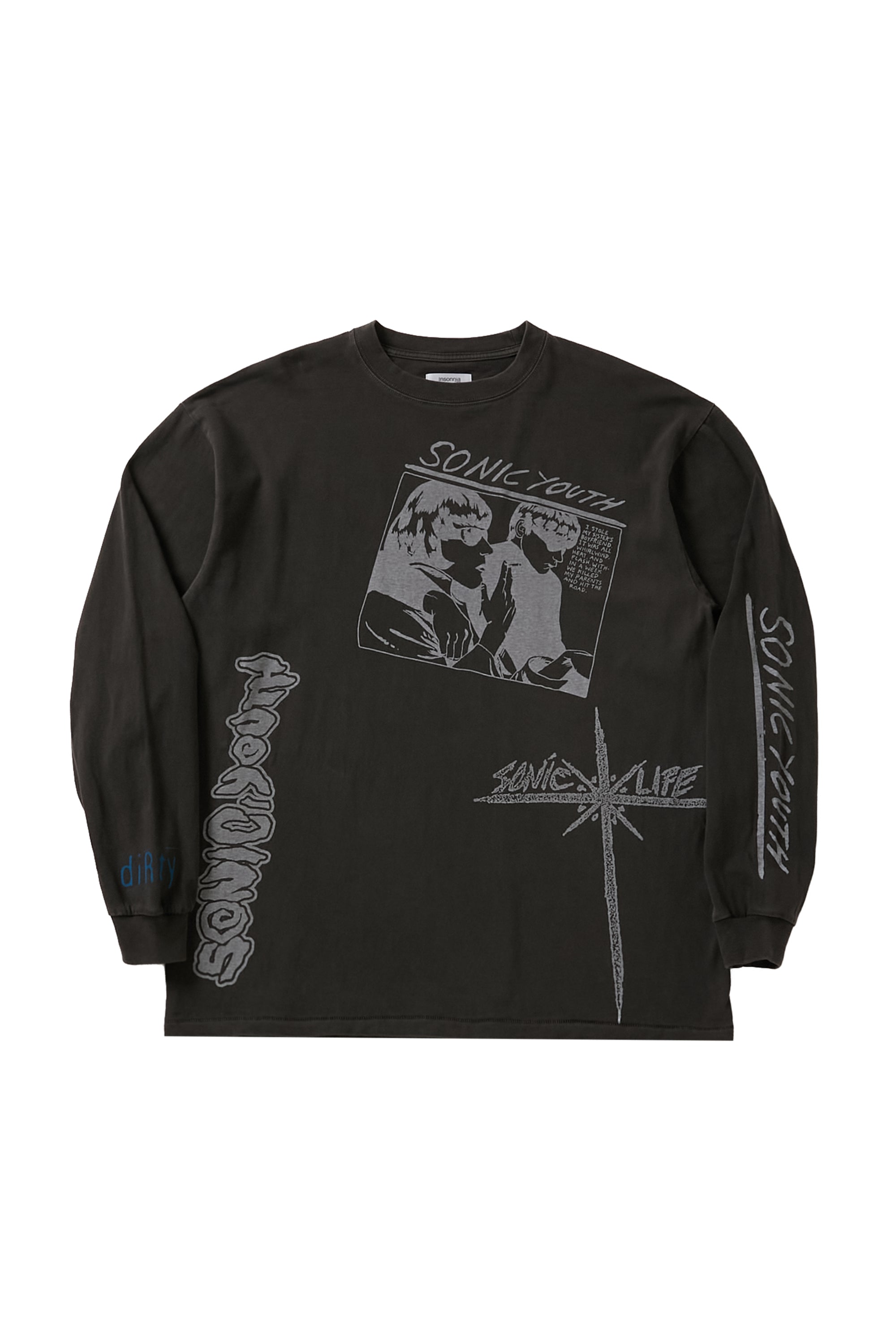 × SONIC YOUTH MULTI PRINT LS TEE TYPE-A