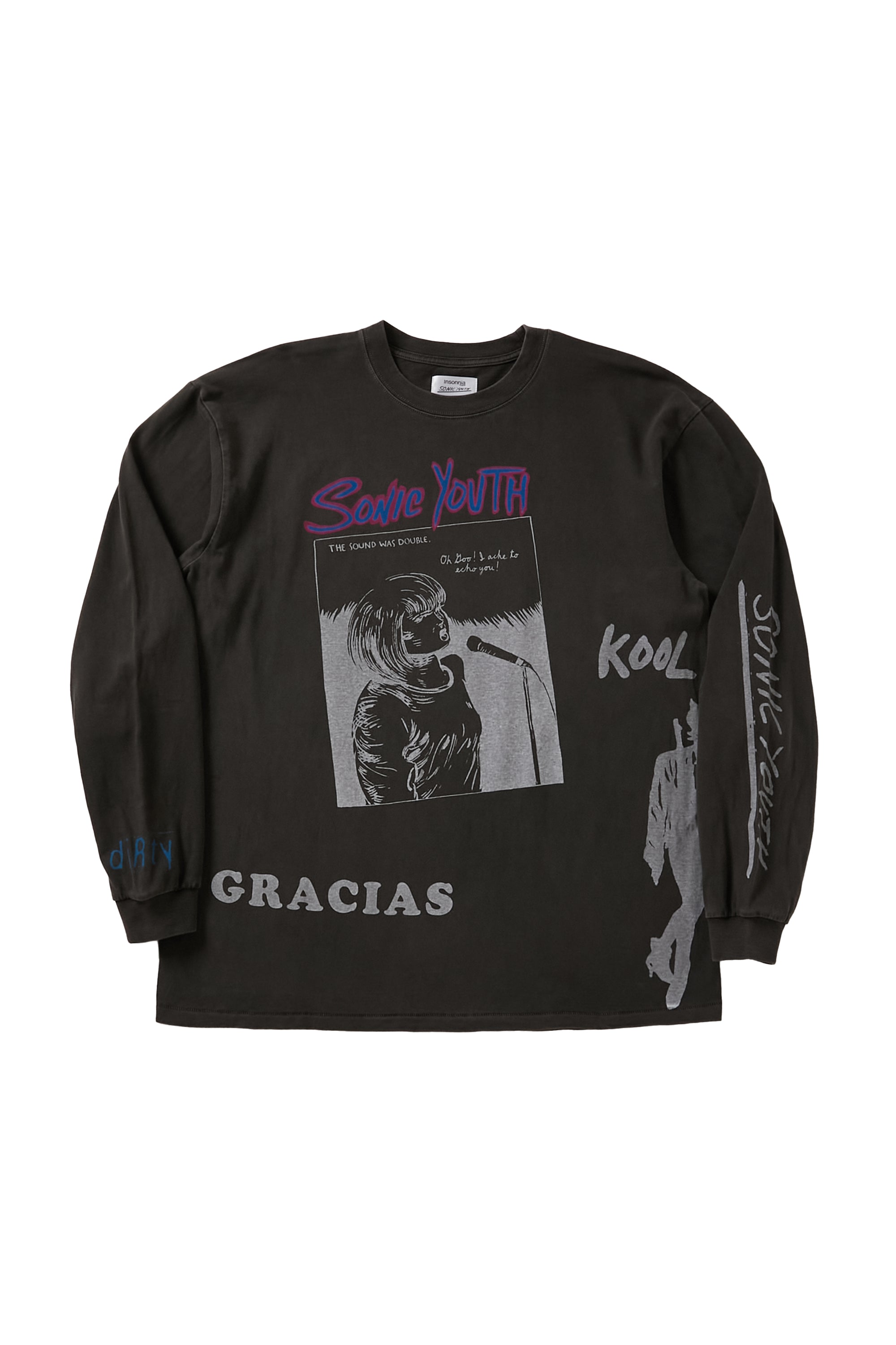 × SONIC YOUTH MULTI PRINT LS TEE TYPE-B