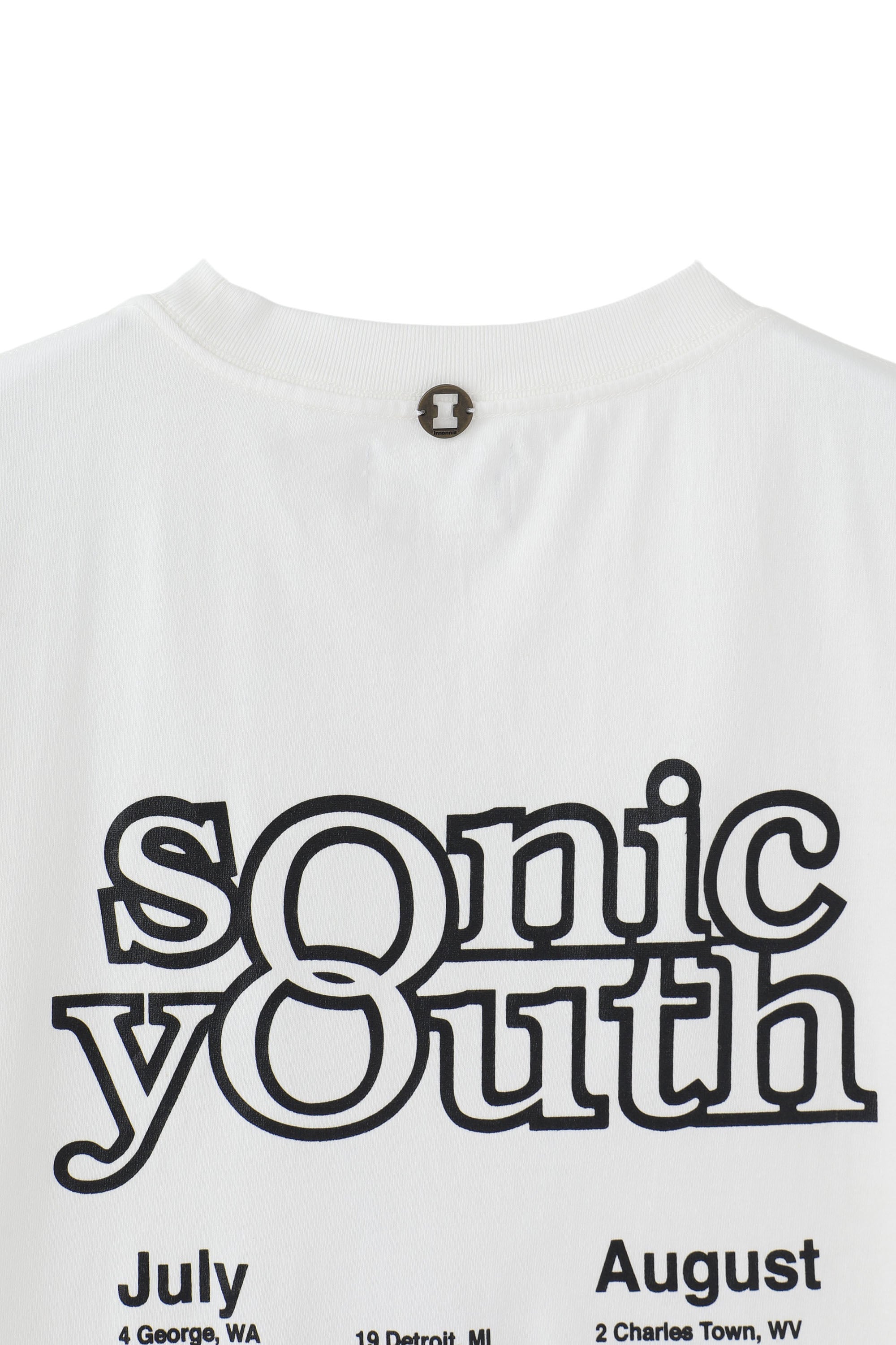 ×SONIC YOUTH WASHING MACHINE TEE WHITE